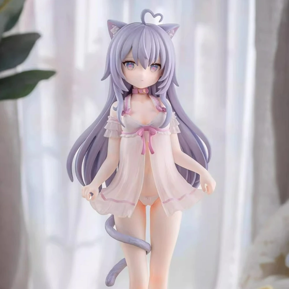 

Xingluo Pavilion Home with Cats Nuomi Mi 1/7 20cm Cute Action Anime Figure Model Decor Collectible Desktop Ornament Gift