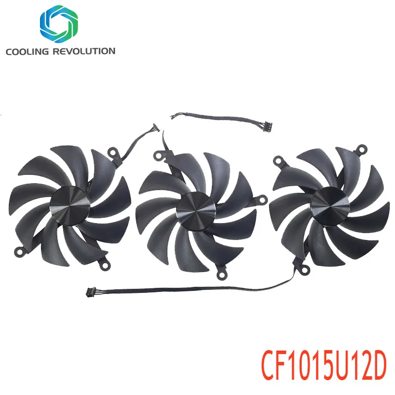 

98MM CF1015U12D DC12V 0.55A 4-Pin Graphics Card Fan For Lenovo Legion GeForce RTX 4090 Cooling Fan