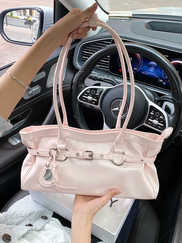 

Luxury and Versatile Handheld Tote Bag with Delicate Bow and High Quality Leather 2026 Women's New Fashion Single Shoulder Bag
