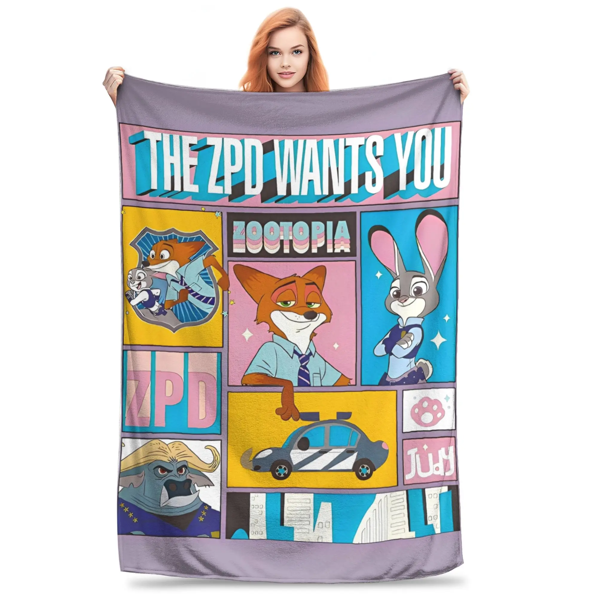 Zootopia 2 الفانيلا بطانية الشتاء الكرتون 2025 سوبر لينة رمي بطانية للطلاب ديكور المنزل مضحك المفرش أريكة غطاء سرير