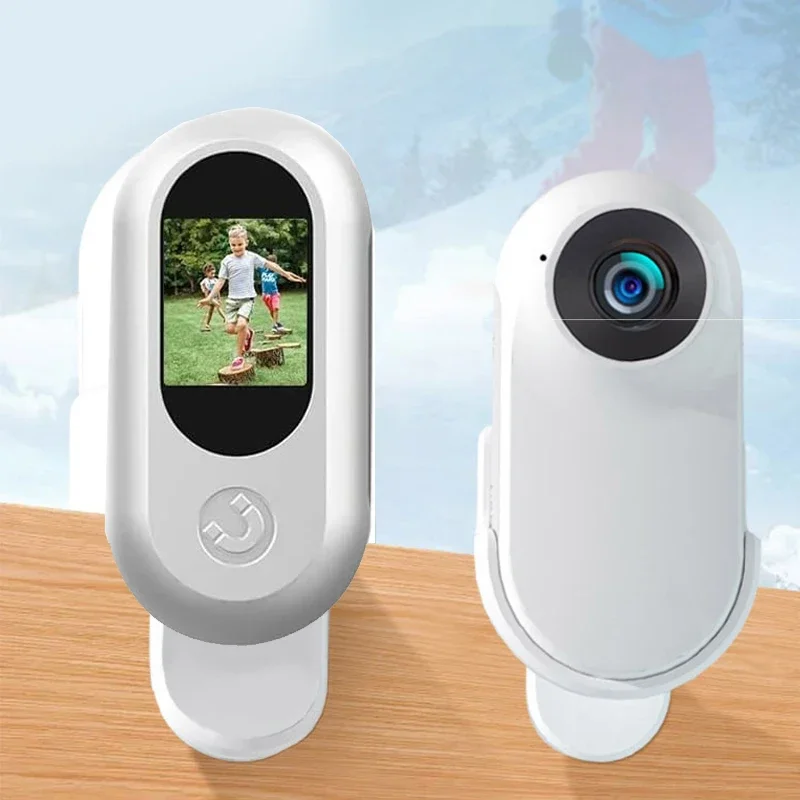 

1080P Action Camera 1080P Portable Versatile Mount Anywhere for Travel Pets Ride Sport Vlog Mini Wireless Camera with Carry box