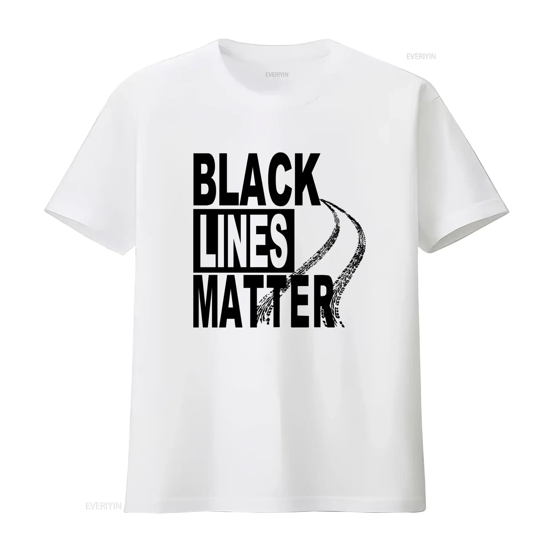 Black Lines Matter T Shirt Cool Drift Design for Kids Perfect Car Tuner Love Stance and Cars Coffee Meeting Drifters vintage