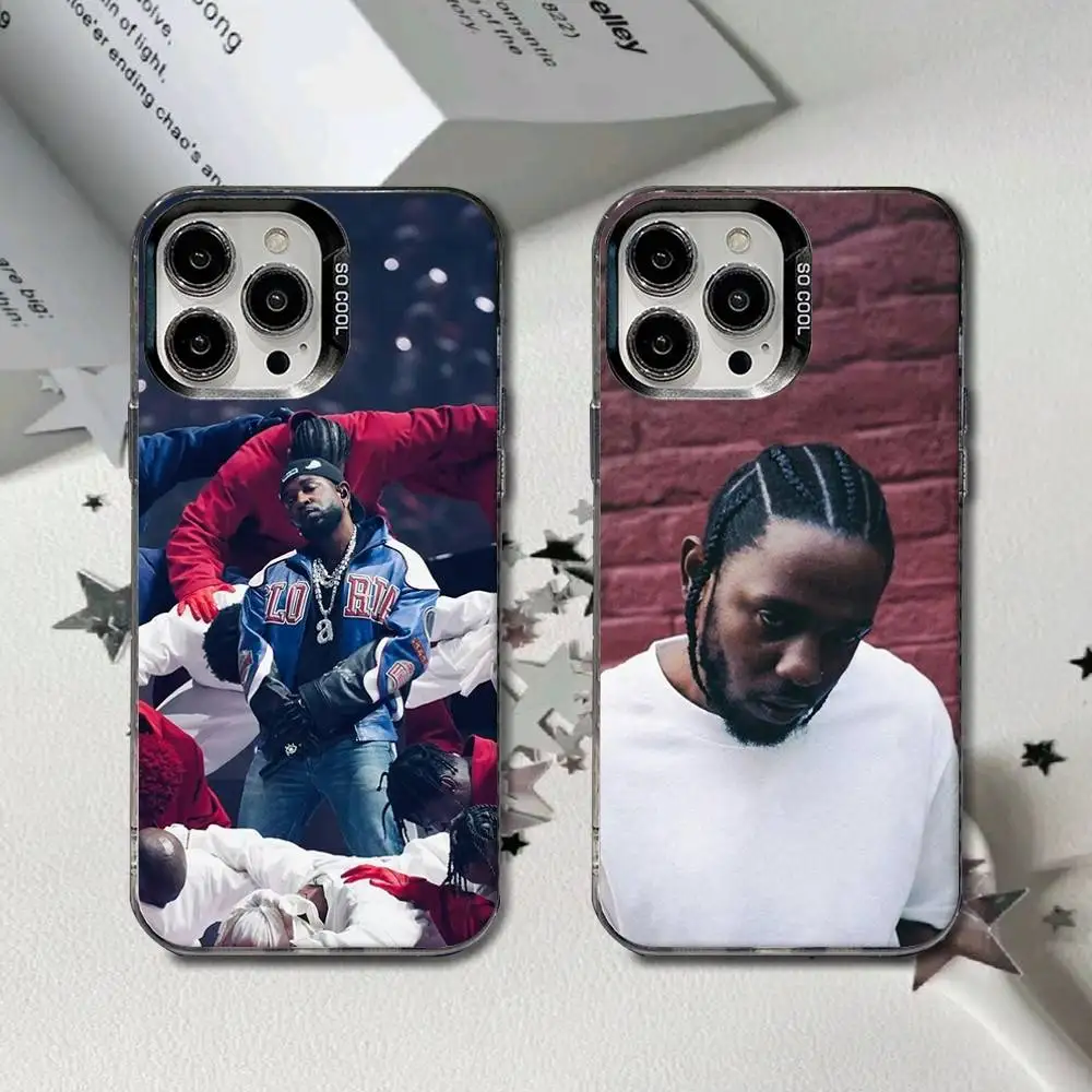 

Rapper K-Kendrick Lamar Phone Case For iPhone 16,15,14,13,12,11,8,7,Pro,Max,Plus,Mini,XS,SE Anti Fall Black Matte Hard