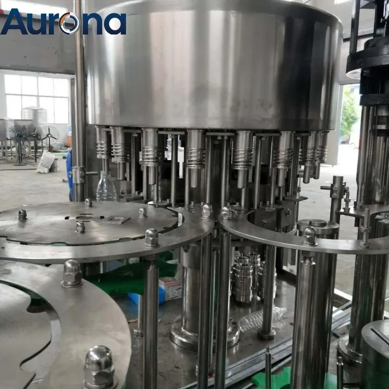 【Industrial】Small Scale PLC Controlled Pure Water Bottle Packing Filling Capping Machine XGF8-8-3 2000ML