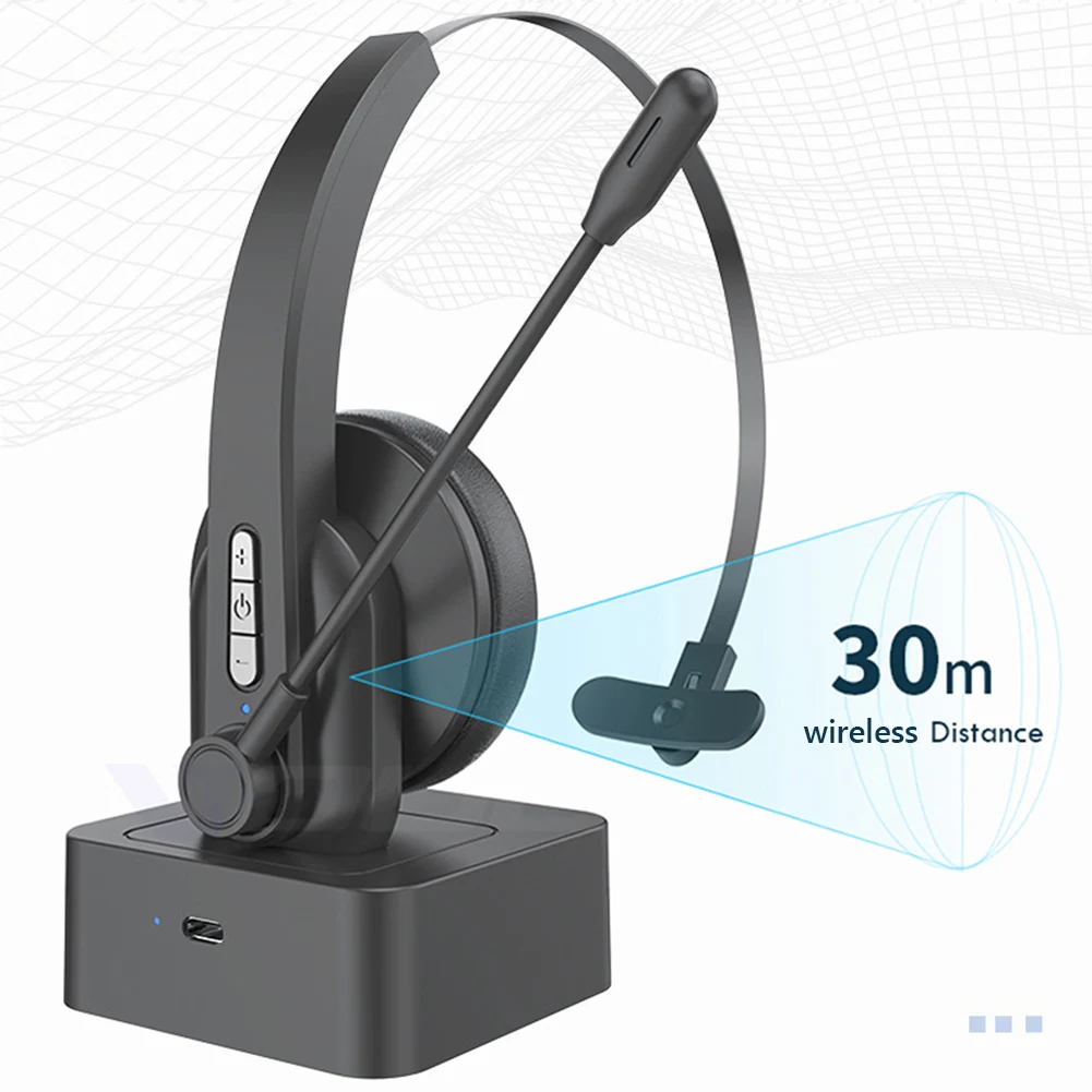 

OY631 Wireless Telephone Headset for Call Center Bluetooth-compatible Headphones