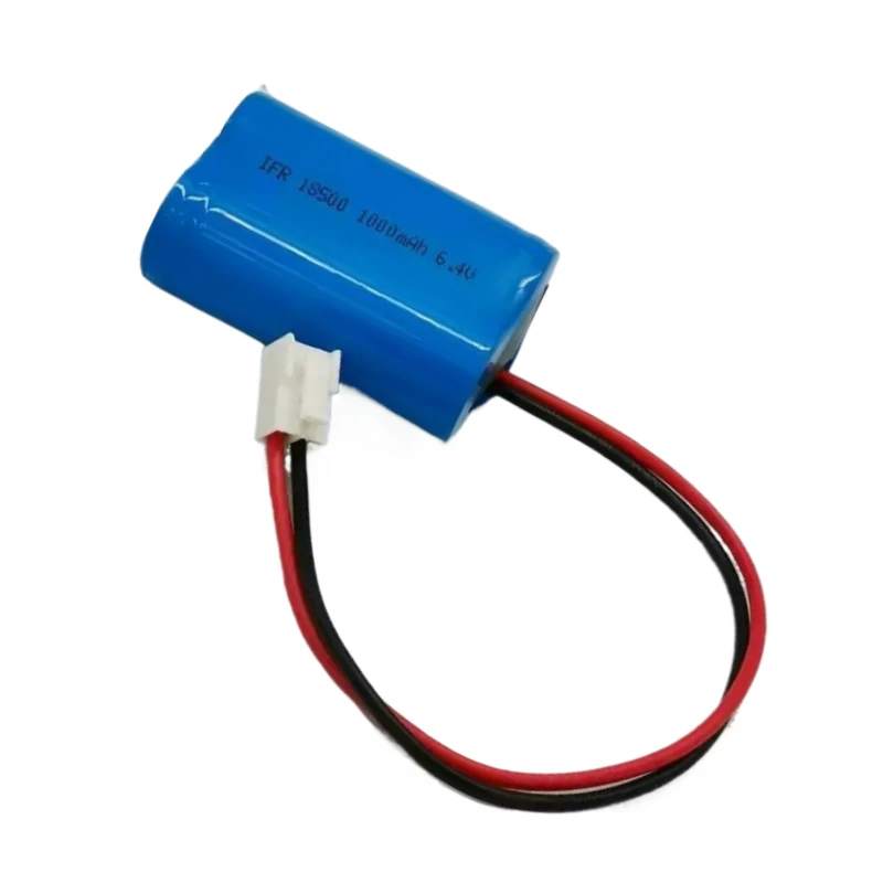 1000mAh6.4VFor Noodvoorziening Lift Intercom Terminal Batterij Nieuwe IFR18500 1000mAh 6.4V Lithium-ijzerfosfaat Batterij