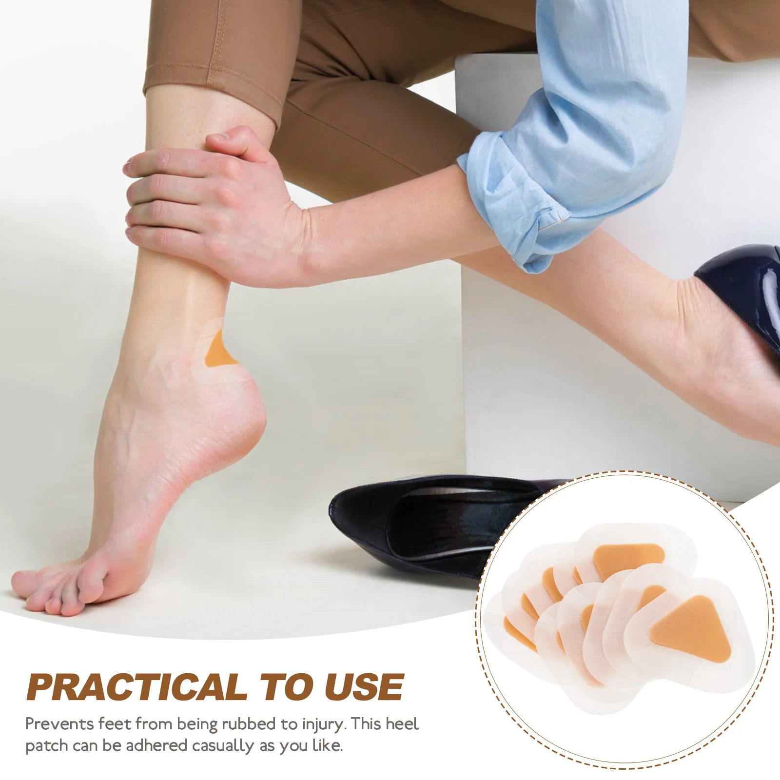 

30 Pcs Anti-drop Blister Stickers Foot Heel Protector Shoes Wear Anti-wear Prevention Pads Cushion