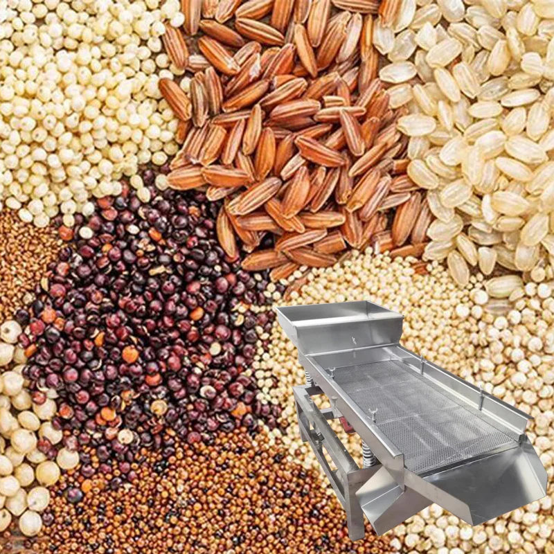 

Corn Rapeseed Wheat Small Suction Winnowing Filter Screen Vibrating Screening Seed Sieve Separation Grain Sieving Maker