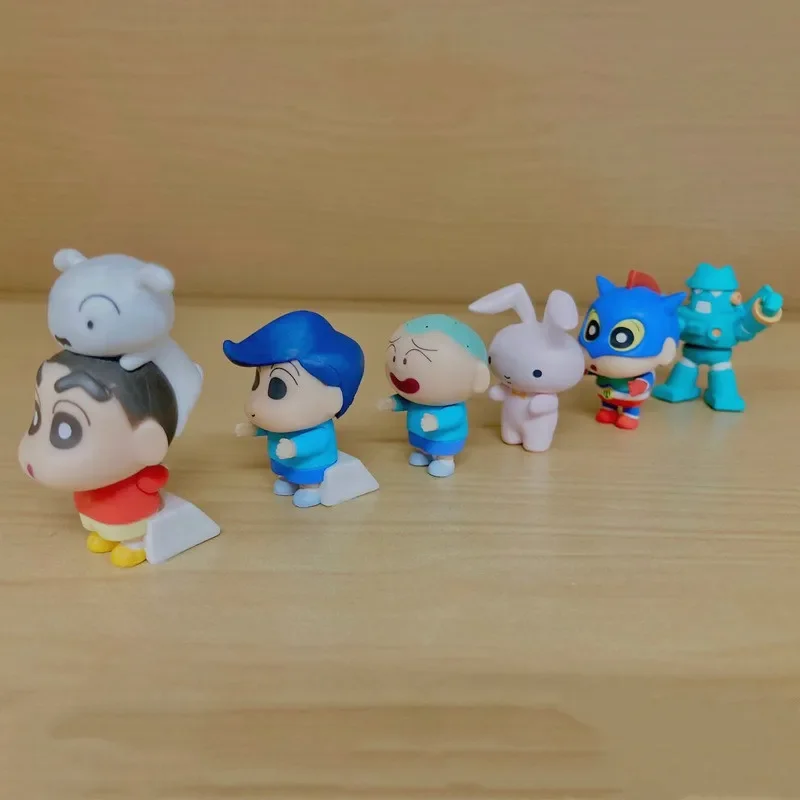 BANDAI Japan Crayon Shin-chan Anime Figure Cute Kawaii Gashapon Capsule Toys Figurine Miniature Model