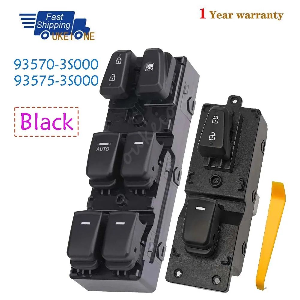 

93570-3S000 93575-3S000 For 2011-2015 Hyundai Sonata 1Pc / 1set Front Left / right Electric Power Master Window Switch Button