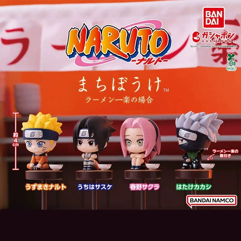 

Наруто Поза ожидания Гашапон - Наруто, Сакура, Саске, Какаши - Ичираку Рамен Мини-фигурки