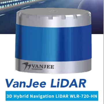 VanJee WLR-720 3D LiDAR 16-line Hybrid Navigation LiDAR sensor for AGV,AMR,laser forklifts,robot outdoor Navigation