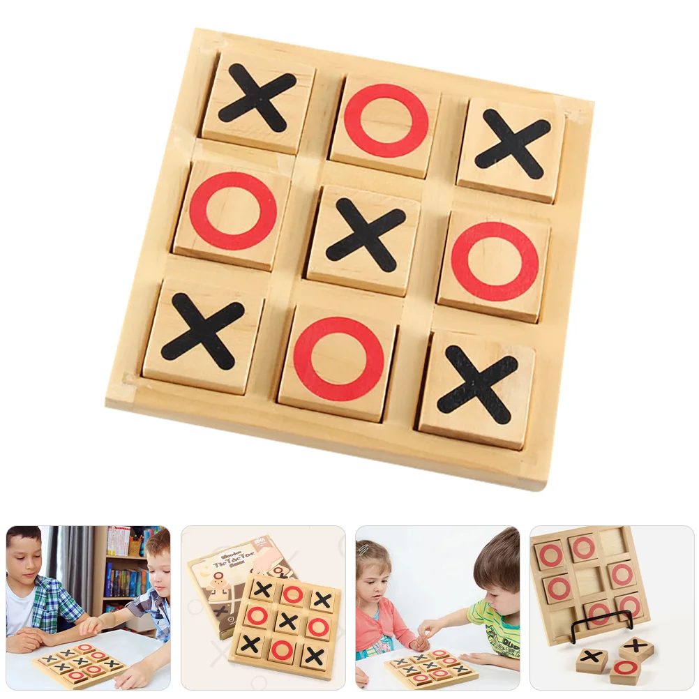 

Coffee Table Games Strategy Board Toe Toys Kids Checkerboard Interactive Chess Child