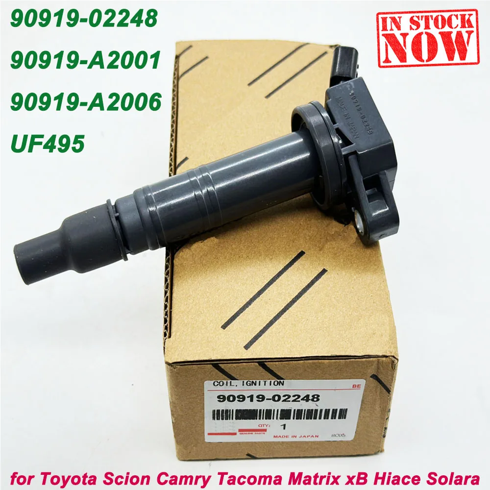 

High Quality 90919-02248 9091902248 UF495 Ignition Coils 90919-A2001 90919-A2006 For Toyota Corolla Celica Matrix Lexus IS RC