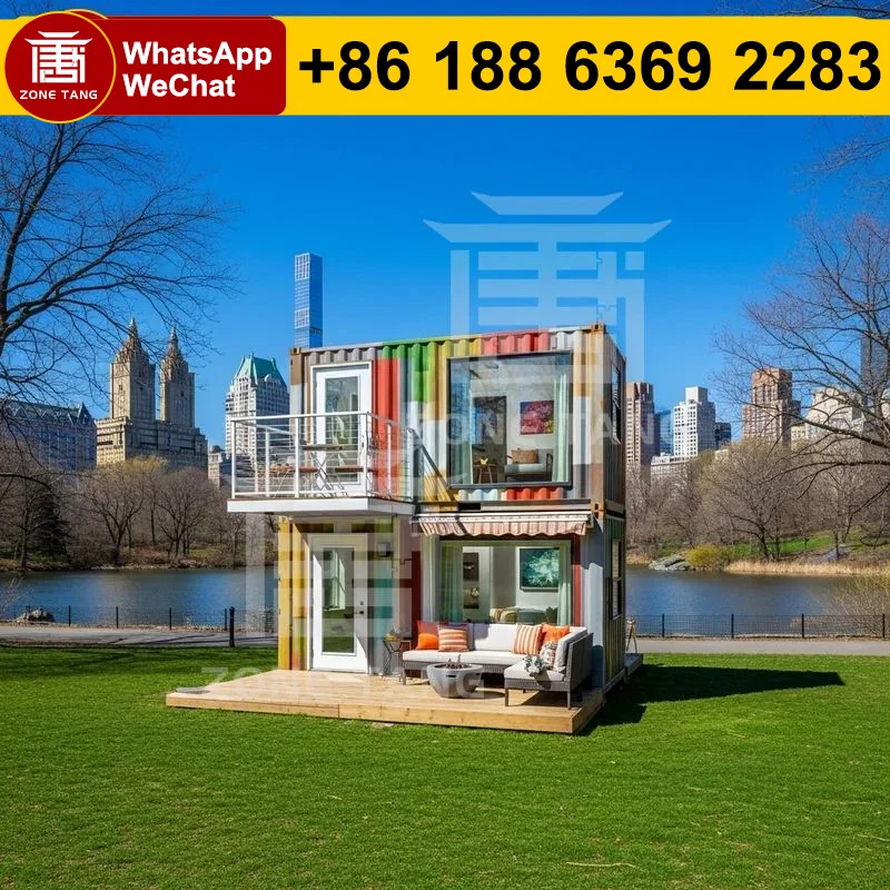 

Tiny House Quick Deploy Safe Foldable Structure Cost Effective Fashion Container Buildings Dining Room Flat Pack House Prefab