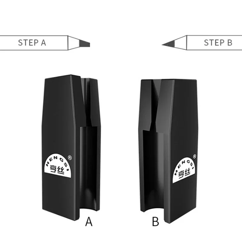 Sacapuntas de lápiz de cejas 2 en 1 de Metal, herramientas multifuncionales para maquillaje permanente, delineador de labios, delineador de ojos, suministro de tatuaje