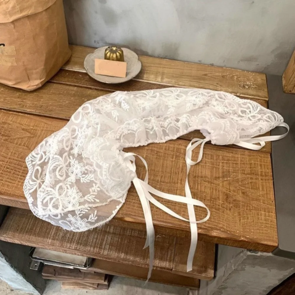 Moda Y2K Jazz danza bufanda de cadera Hip-hop dulce borde con volantes pretina lazo con cordones encaje gasa falda cinturón Jeans Decoración