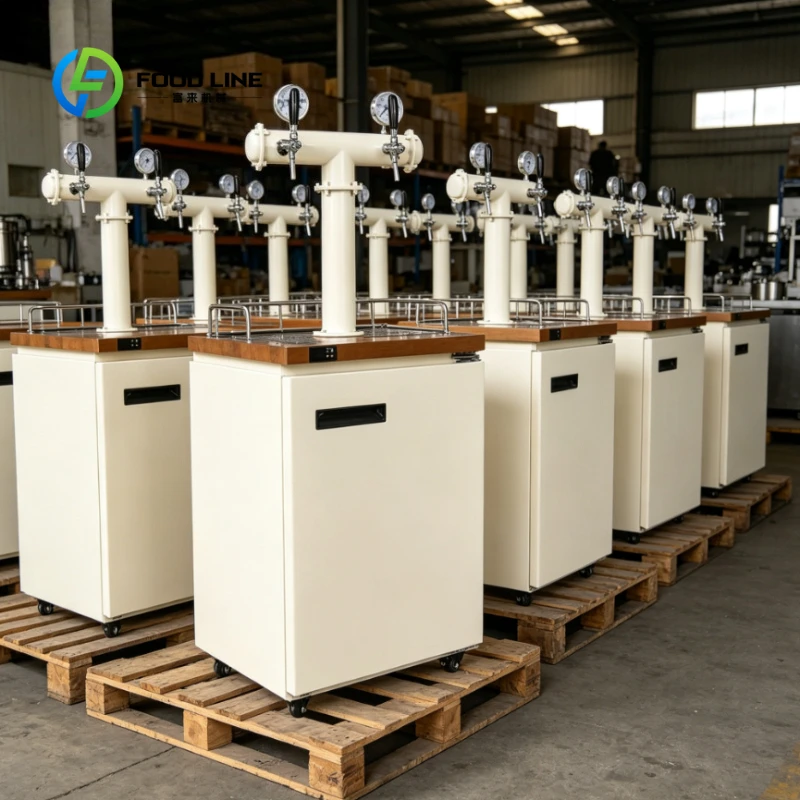 Customized Fine Brewing Air Cooled Beer Machine Ice Tube Beer Dispenser Draft Beer Tower Dispenser for Home Bar Restaurant Pub