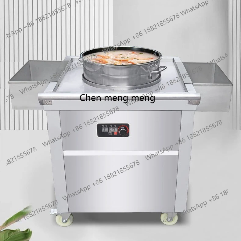 

Mobile food delivery car Soup and porridge cooking noodles Stainless steel thermal insulation dining car