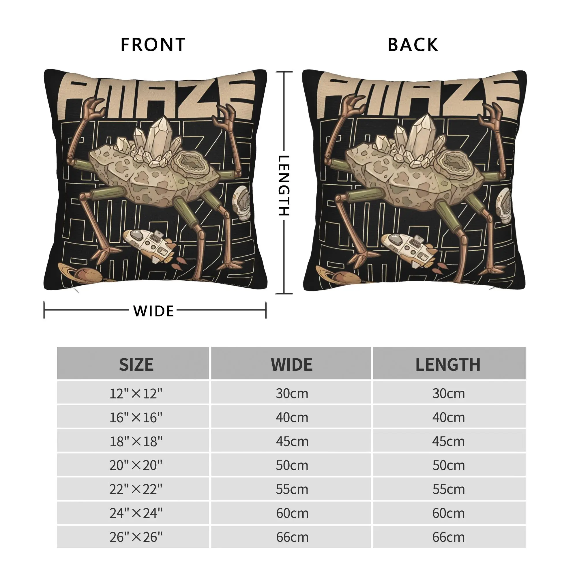 Pillow Case Amaze Amaze Amaze Funny Alien Sci Fi Lovers Project Hail Mary Pillow Cover For Office Car Home Decor Pillowcases