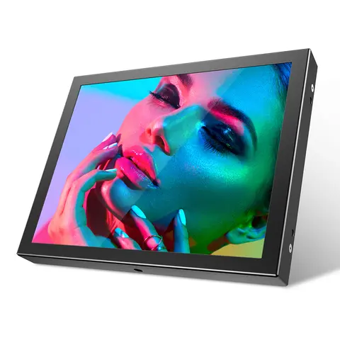 Eyoyo 8 / 5 Inch Portable Industrial Monitor 1024*768 LCD Display TFT Screen with HDMI VGA port Built-in Speaker For CCTV Raspberry Pi Car Rear View