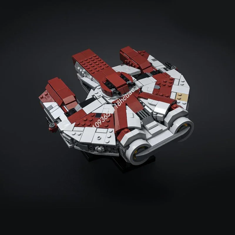 998 elementów Star Battle Ebon Hawk Falcon Model Statecznika Kosmicznego Klocki Konstrukcyjne DIY Kreatywny Zestaw Edukacyjny Prezent dla Dzieci