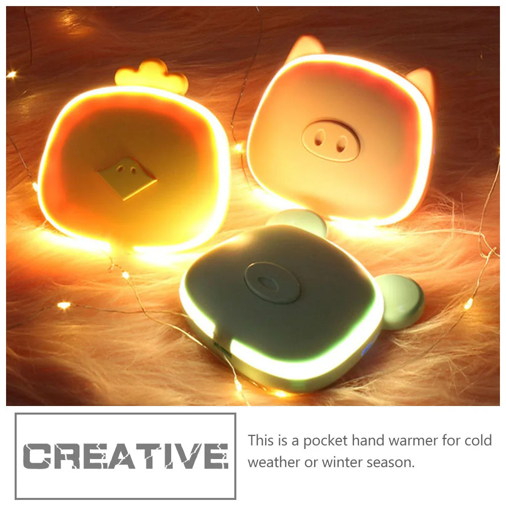 

1Pcs Stylish Compact Electric Hand Warmer Lightweight Warm Hands Heater for Cold Birthday Present