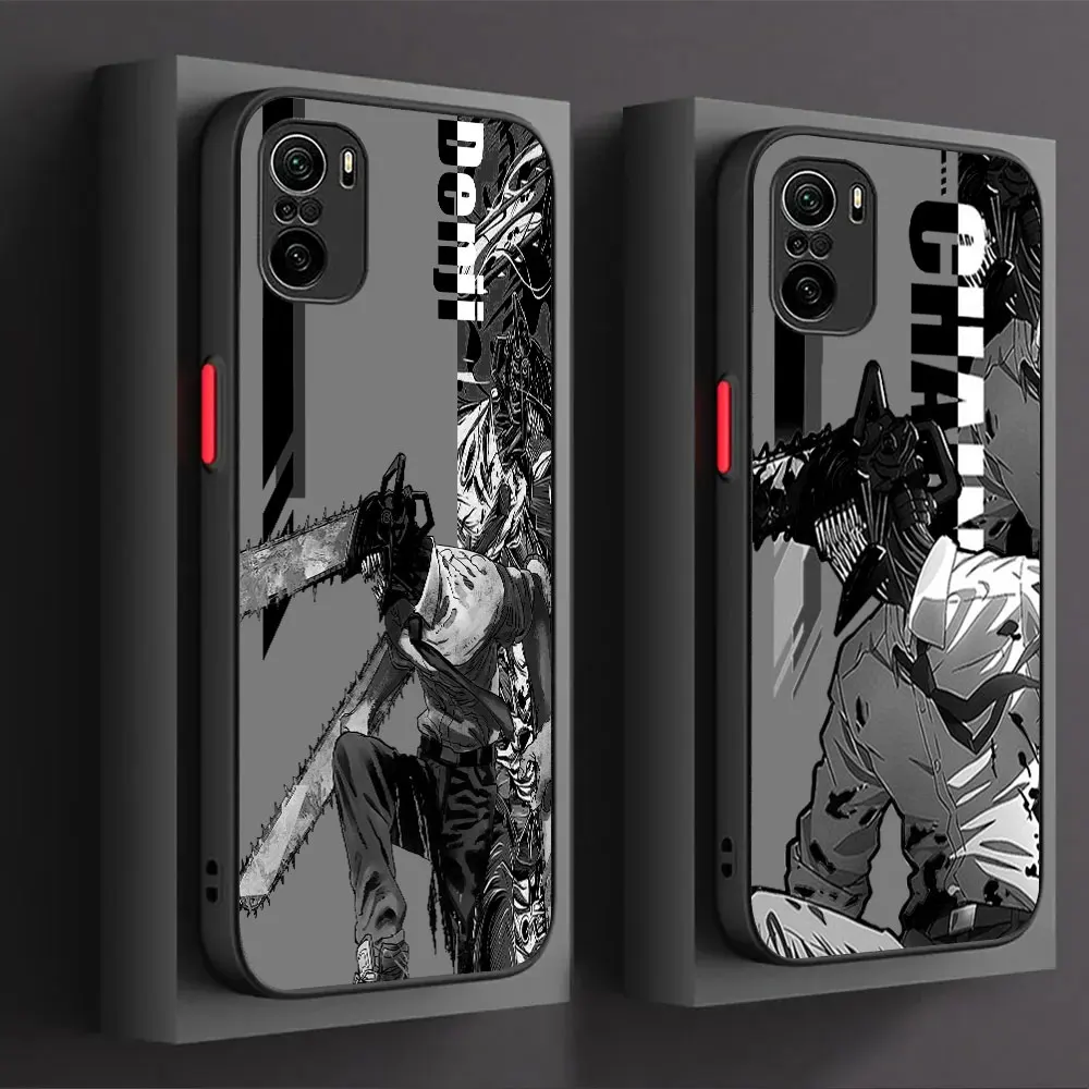 Anime Chainsaw Man Denji Power Phone Case For OPPO REALME X7 GTMASTER GT2 Q5 V15 XT K5 X2 10 K9 A96 V25 K10X PRO CARNIVAL 5G