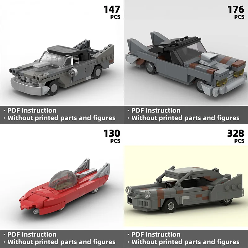 

limited-time sale deal, Falowt！Classic retro sci-fi sports car building blocks - Classic convertible