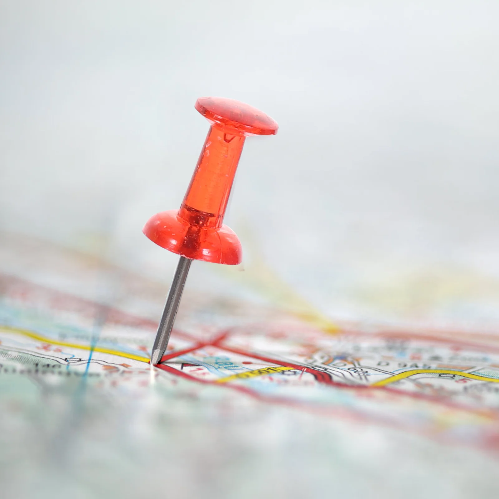 200 قطعة من دبابيس الإبهام الملونة بتصميم دقيق قابلة لإعادة الاستخدام دبابيس ضغط صغيرة لخريطة الحائط للصور معلقة مسامير مدمجة للأسطح الناعمة #2