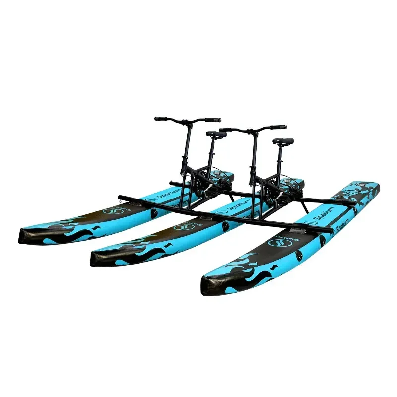 Spatium-Bicicleta de agua inflable para 2 personas, pedaleo, barco flotante, nuevo diseño, a la venta