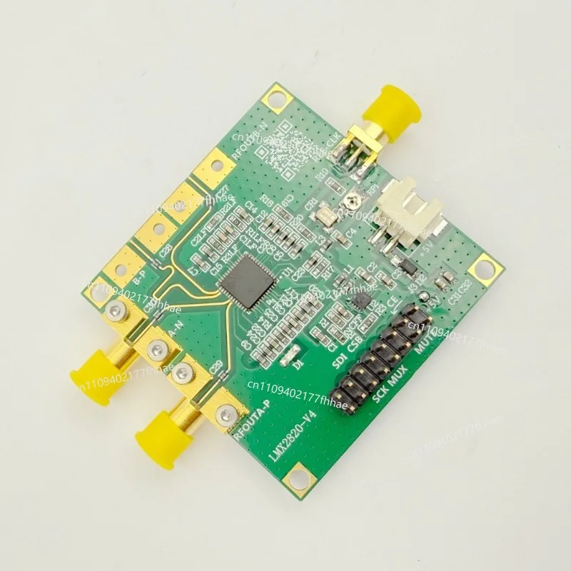 LMX2820 Evaluation Development Board High Frequency Matching High Power Output Low Phase Noise RF Signal Source for Test Measure