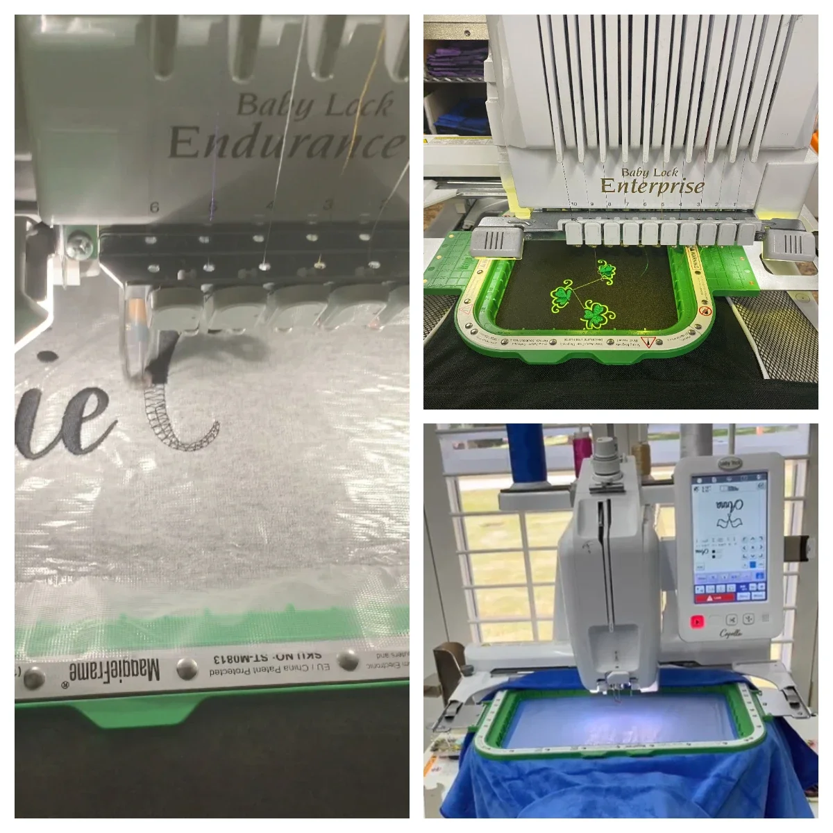 Magnetic Embroidery Frame for Baby Lock (Alliance Valiant Venture ENT10 Capella Array 6 Intrepid 6) Sewing Machine