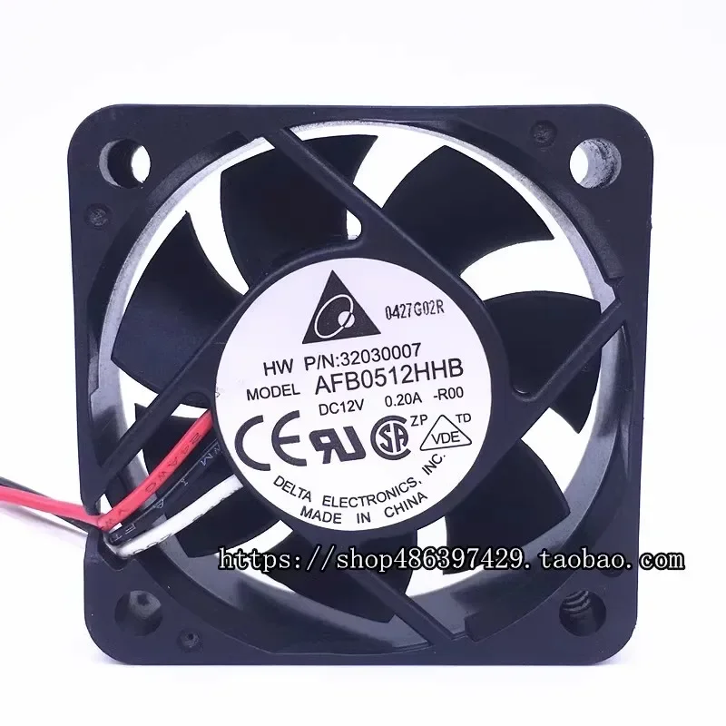 

НОВЫЙ вентилятор-кулер для DELTA AFB0512HHB-R00 12 В 0,20 А вентилятор с двойным шариком и большим объемом воздуха 5015 50*50*15 мм