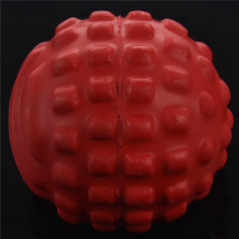 

Beauty 2X Pu Foam Bump Fascia Ball Muscle Relaxation Fitness Massage Ball Waterproof And Easy To Clean Health Care Ball-Red