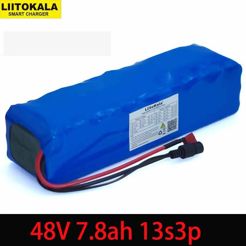 Bafang – kit de conversion pour véhicule électrique et moto, haute puissance 48V, 7800 ah, 13s3p, batterie 18650 mAh, 54.6v, 1000w