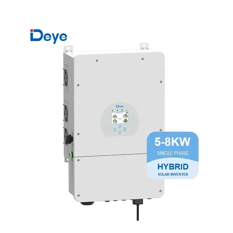 

Deye High Efficiency Single Phase Solar Hybrid Inverter 5kw 8kw Solar Inverter with 2 MPPTs for Home Energy System Use