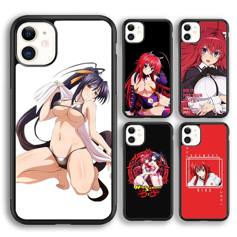 Akeno Rias Gremory High School Dxd soft Phone Case Cover For iPhone 16 15 14 plus XS XR 11 12 mini 13 pro max Fundas