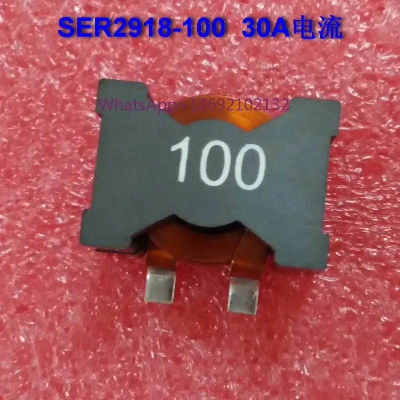 Flat Copper Inductor SER2918 10UH 30A Saturated Current DCDC Inductor LT8705 for Use