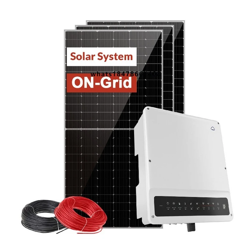 High Efficiency 5KW 8KW 10KW Home On-Grid Solar Energy System Ground Mount Controller Environmentally Friendly Battery