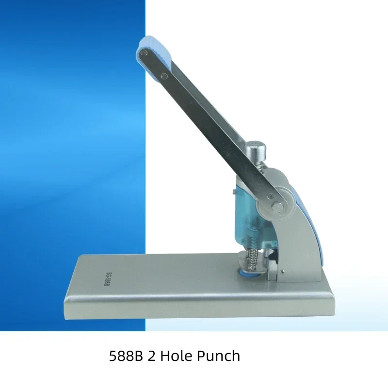 Financial invoice binding machine/single-hole punching machine, SG-588B double-hole punching machine