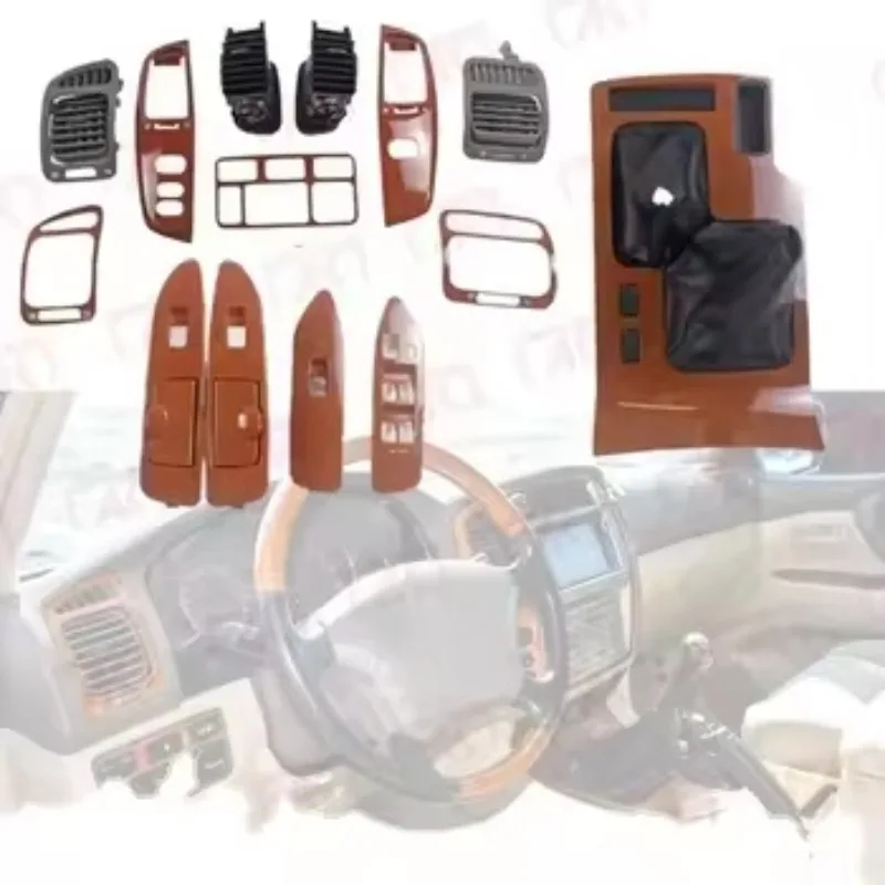 Automotive interior parts out of trend window trim panel set for LC100