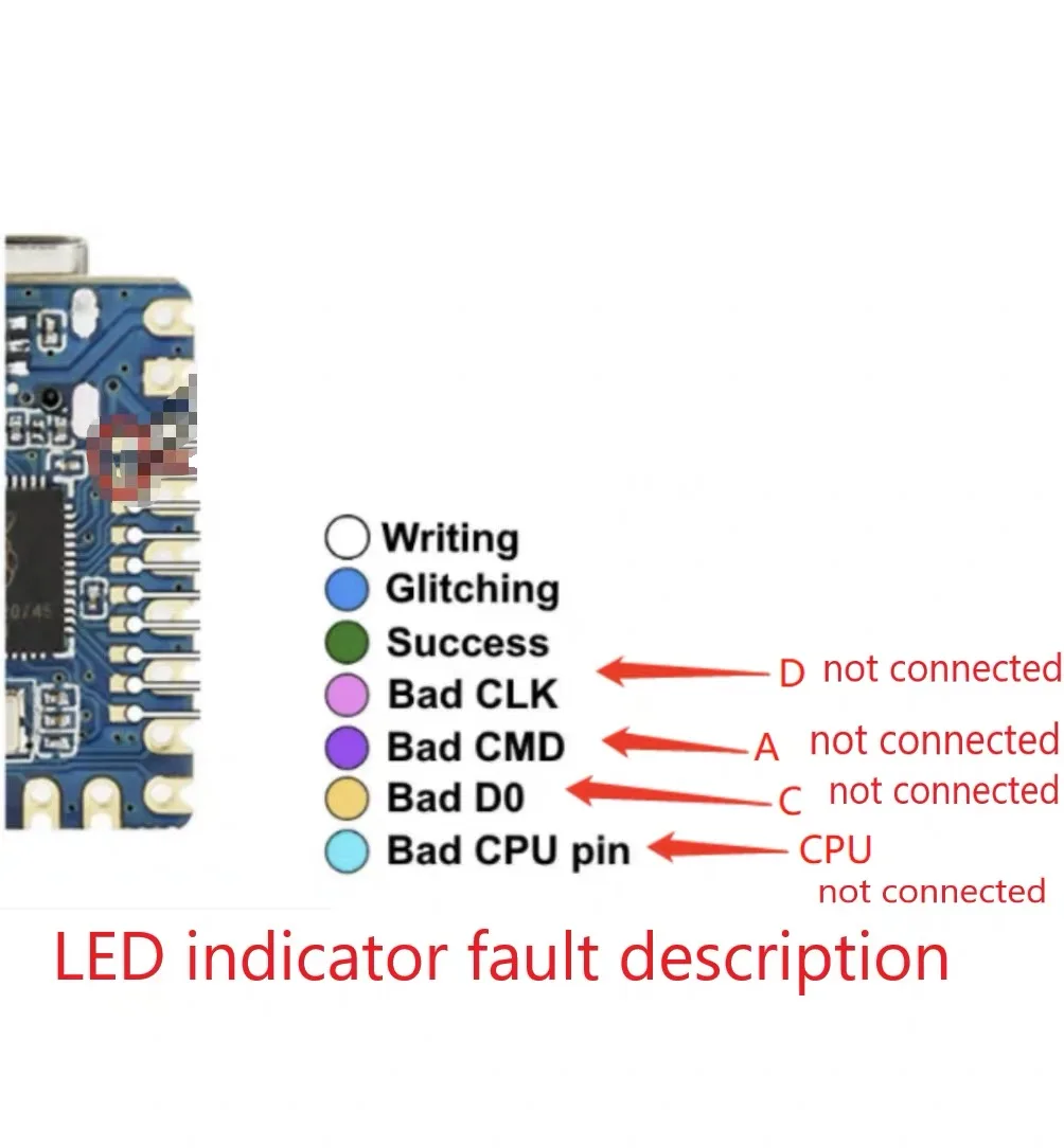 5~50pcs rp2040 For Raspberry Pi Pico programmable development board lite oled v1 v2 Endurance Upgradable & Flashable modchip