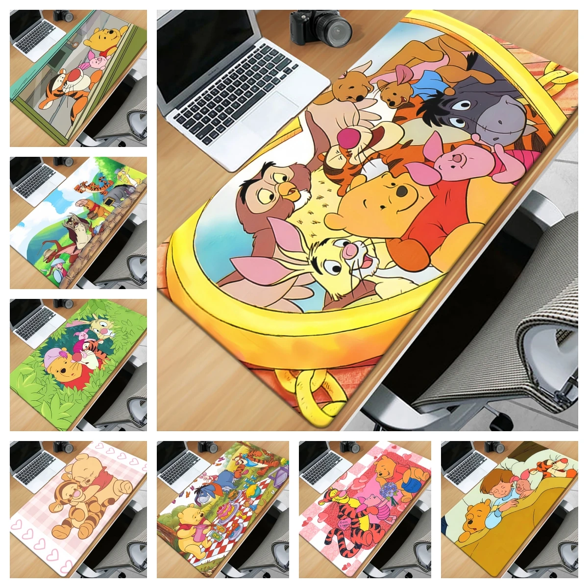 Winnie the Pooh pattern Mouse Pad,table mat,Keyboard Gaming Accessories,Computer,gamer necessity,decoration,table mat,cute,rug