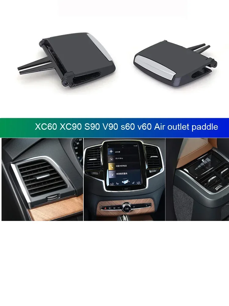 Für Volvo XC90 XC60 S90 V90 S60 V60 Klimaanlagenauslass nach dem Austausch des Luftauslass-Paddels, hinterer Auslass. – Detail 2