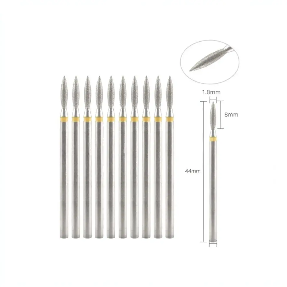 Professional Diamond Drill Bits For Nails Manicure Tool Kit Russian Cuticle Cleaner Milling Cutter Electric Filing Nail Care