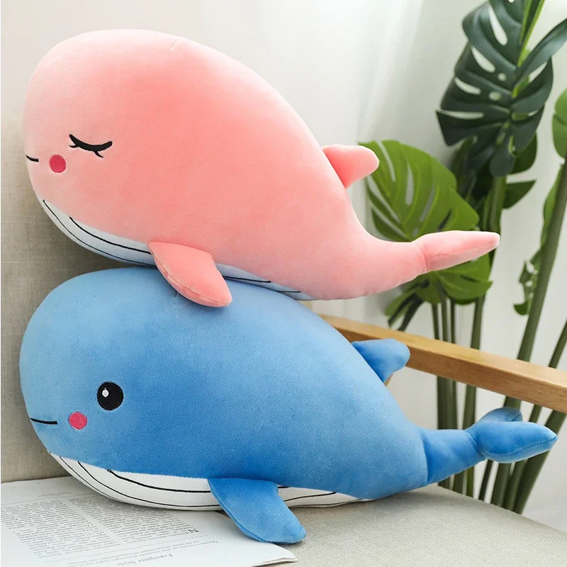 Neue Stil Spielzeug Sehr Weiche Wal Plüsch Spielzeug Nette Hochwertige Fisch Kissen Kissen Kinder Spielzeug Für Kinder Geburtstag Geschenke – Detail 11