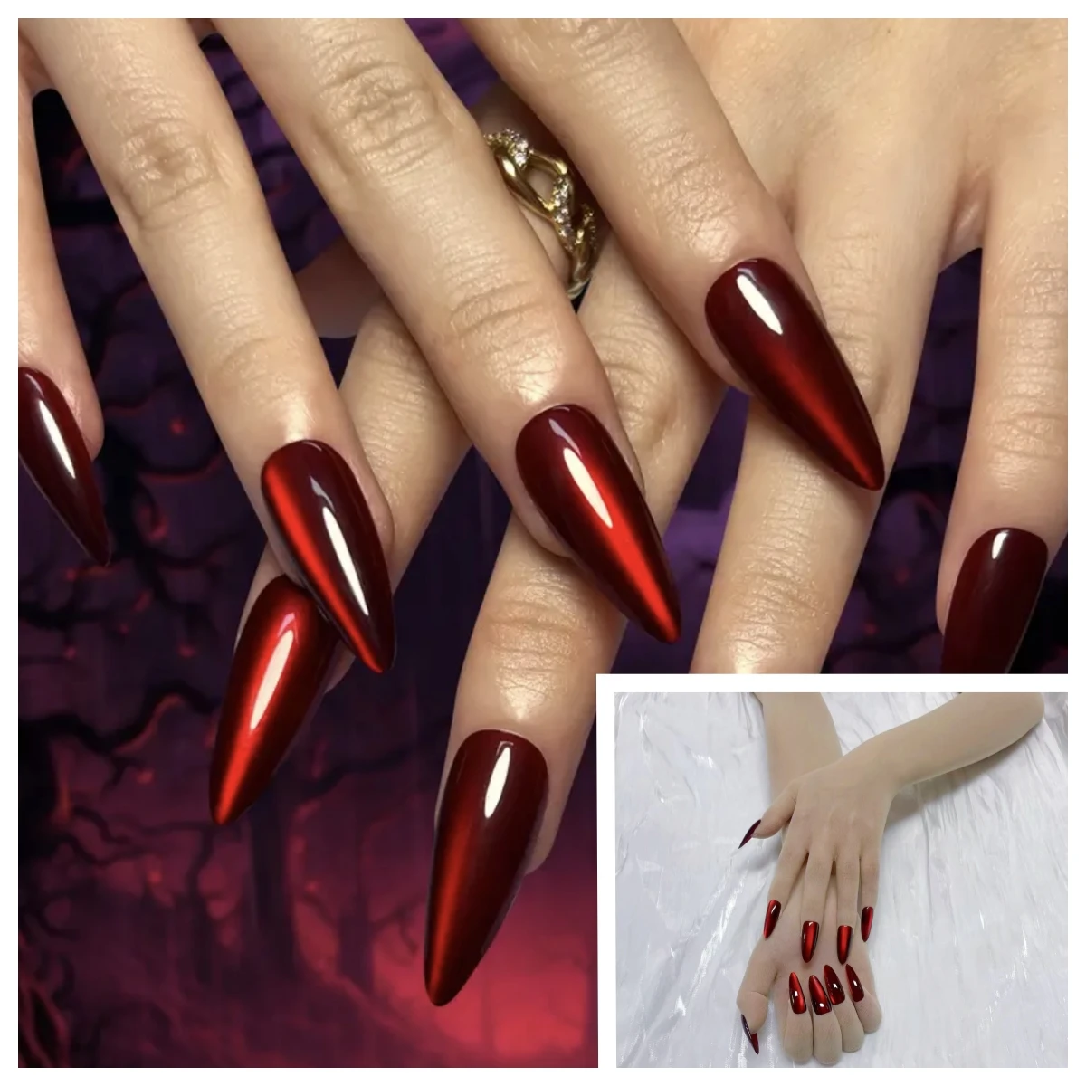 

1 pairs Supper thin breathable men to women sunscreen stockings long gloves with nail art fetish cross dressing costume for men