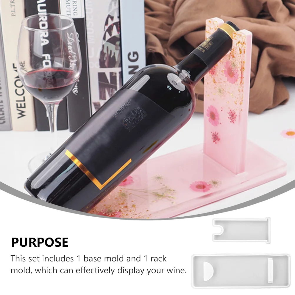 Wine Rack Mould Set for Beginners and Professionals Easy to Use and Clean Wine Stand Making Tool Creative Gift