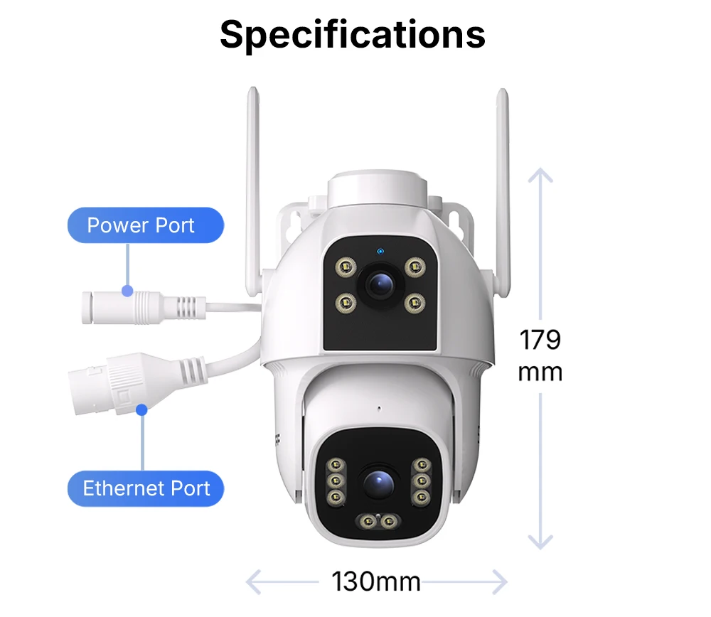 SONOFF CAM Outdoor DUO Outdoor Smart Sicherheitskamera Zigbee Hub Dual 4MP Objektiv Vollfarbige Nachtsicht WiFi & Ethernet CAM-C44HE – Detail 16